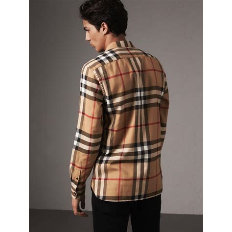 burberry cotton flannel shirt|burberry men's shirts 3x.